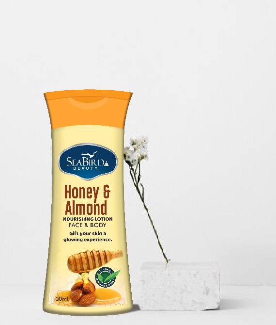 Seabird Honey & Almonds Lotion, skin care product, body lotion